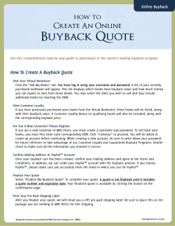 Buyback Quote Create An Online how to How To Create A Buyback Quote