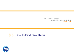 How to Find Sent Items