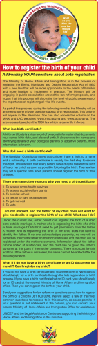 How to register the birth of your child