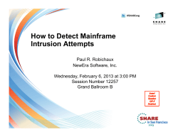 How to Detect Mainframe Intrusion Attempts