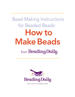 How to Make Beads Bead-Making Instructions for Beaded Beads: