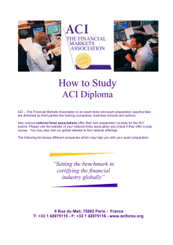How to Study ACI Diploma