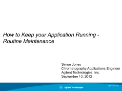How to Keep your Application Running - Routine Maintenance  Simon Jones