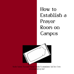 How to Establish a Prayer Room on