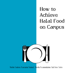 How to Achieve Halal Food on Campus