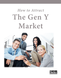 The Gen Y Market How to Attract