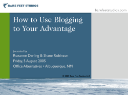 How to Use Blogging to Your Advantage Roxanne Darling &amp; Shane Robinson