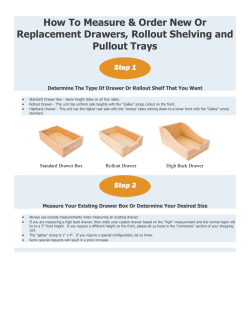 How To Measure &amp; Order New Or Pullout Trays