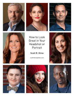 How to Look Great in Your Headshot or Portrait