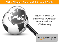 How to send FBA shipments to Amazon in a smooth and efficient way