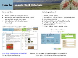 How To Search Plant Database