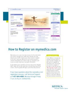 How to Register on mymedica.com CHANGE OF PLANS?
