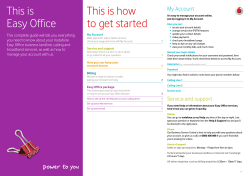 This is Easy Office This is how to get started