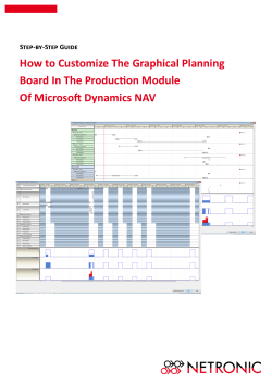How to Customize The Graphical Planning Board In The Production Module