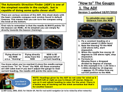 “How to” The Gauges 1. The ADF