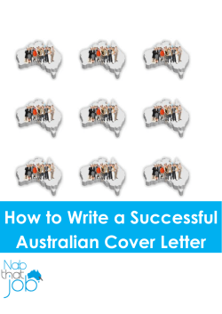 How to Write a Successful Australian Cover Letter