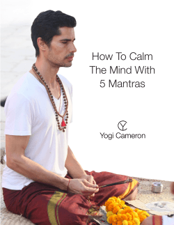 How To Calm The Mind With 5 Mantras
