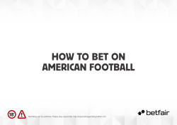 HOW TO BET ON AMERICAN FOOTBALL