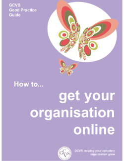 get your organisation online How to...