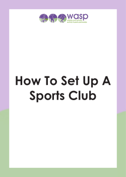 How To Set Up A Sports Club