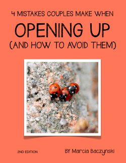OPENING UP (AND HOW TO AVOID THEM) 4 MISTAKES COUPLES MAKE WHEN