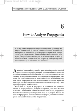 6 How to Analyze Propaganda