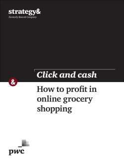 How to profit in online grocery shopping Click and cash