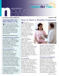 T Y How to Have a Healthy Pregnancy Commonwealth Care –