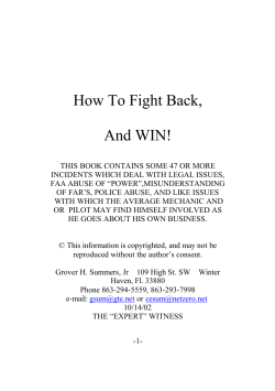 How To Fight Back, And WIN!