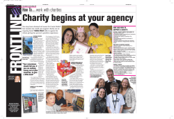 How To . . . work with charities