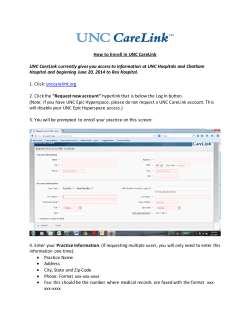 How to Enroll in UNC CareLink