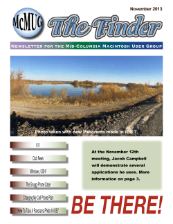 911 Club News Windows, UGH! Newsletter for the Mid-Columbia Macintosh User Group