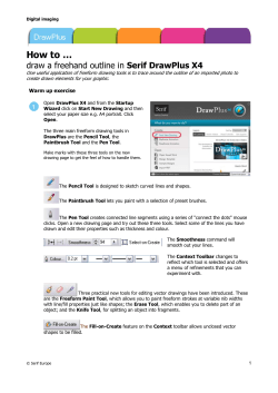 How to … Serif DrawPlus X4