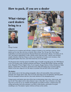 How to pack, if you are a dealer  What vintage card dealers