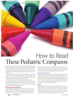 How to Read These Pediatric Comparos Pediatric Comparo 2014