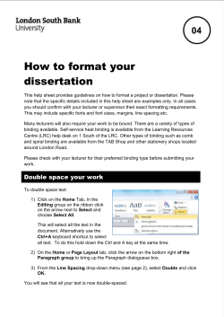 How to format your dissertation 04