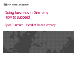 Doing business in Germany How to succeed