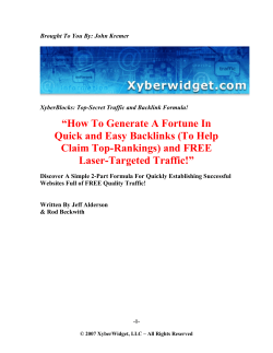 “How To Generate A Fortune In Claim Top-Rankings) and FREE Laser-Targeted Traffic!”