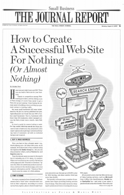 How to Create A Successful Web Site ForNothing (Or Almost