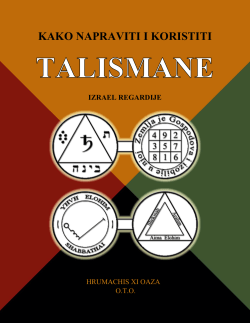TALISMANE  KAKO NAPRAVITI I KORISTITI IZRAEL REGARDIJE
