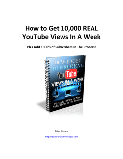 How to Get 10,000 REAL  YouTube Views In A Week  Plus Add 1000’s of Subscribers In The Process!   