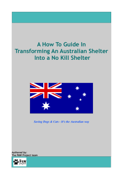 A How To Guide In Transforming An Australian Shelter