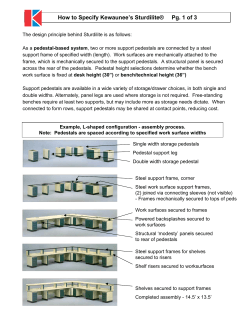 How to Specify Kewaunee’s Sturdilite® Pg. 1 of 3