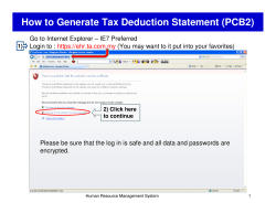How to Generate Tax Deduction Statement (PCB2)