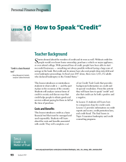10 How to Speak “Credit” S Teacher Background
