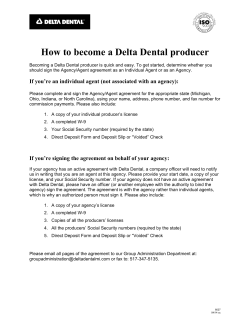 How to become a Delta Dental producer