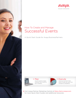 Successful Events How To Create and Manage Plan Execute