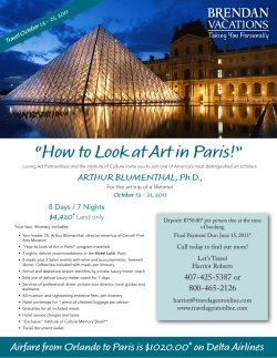“How to Look at Art in Paris!”
