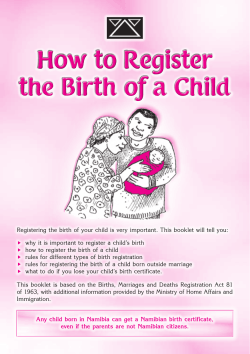 How to Register the Birth of a Child
