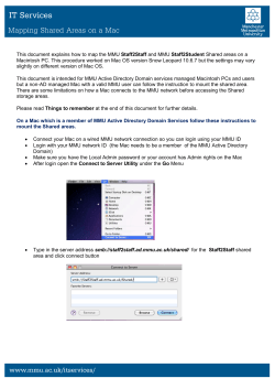 Staff2Staff Macintosh PC. This procedure worked on Mac OS version Snow...
